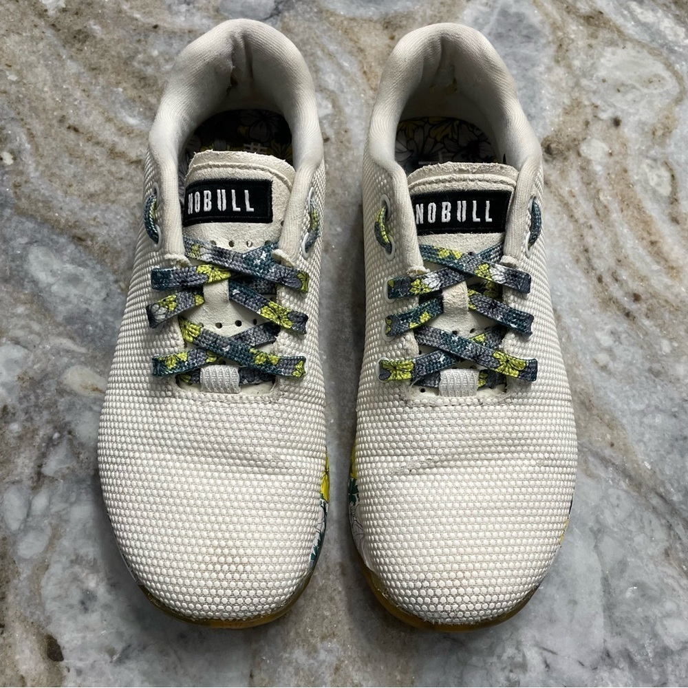 NoBull Spring Fling Floral Trainers W7 M5.5 - Picture 2 of 13